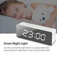 thumbnail image 5 of Multi-Functional Mirror Alarm Clock Digital Led Screen Bedside Night Light Brightness Adjustable Temperature Display Desktop Clock, 5 of 10