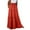 Saffron, variant on Red Long Skirts for Women Elastic High Waisted Maxi Skirts Lounge Drawstring A-Line Tiered Skirts Vacation Soild Soft Fashion Womens Western Clothing, Saffron XL