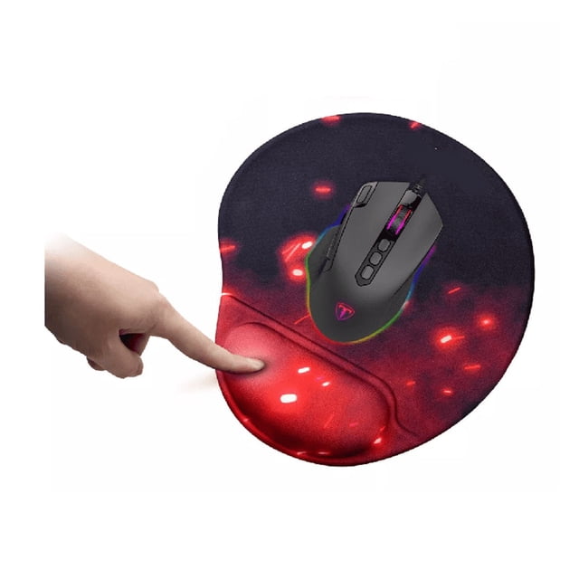 Mouse Pad Ergonómico E45 Pintura Fuego