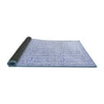 thumbnail image 2 of Ahgly Company Indoor Rectangle Solid Blue Modern Area Rugs, 3' x 5', 2 of 4
