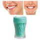thumbnail image 4 of 200 piezas de palillos de de doble cabeza, herramienta de limpieza de , cepillo, palillo de Verde Zulema Palillos de dientes de doble cabeza, 4 of 8