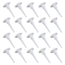 Masteelf Plastic Flower Nails for Cake Decoration White Small Size 70PCS