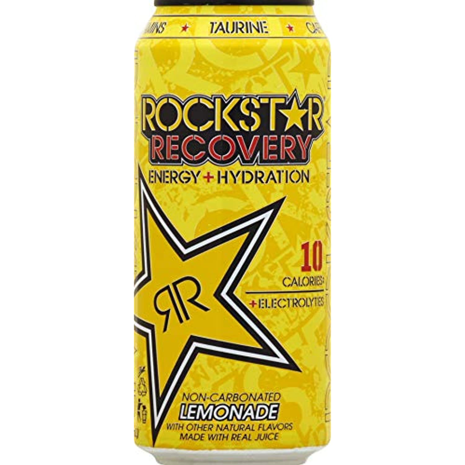 Rockstar Recovery Recover Hydration Lemonade, 16 Ounce (8 Cans