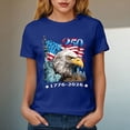 thumbnail image 6 of felwors 250 Anniversary USA Shirt for Women 250 Years American Flag Statue of Liberty 250th Anniversary USA Tshirts Patriotic T Shirt (Blue, L), 6 of 8