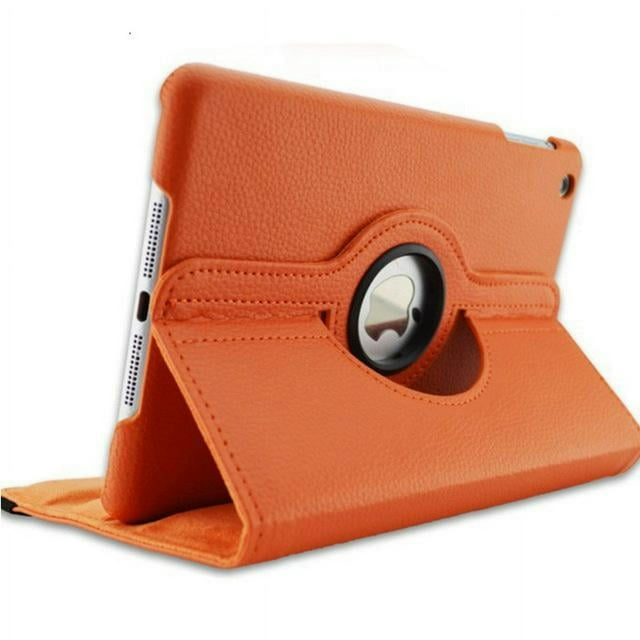 iPad 10.2 Case for iPad 9th 8th Gen Pro11 10th Gen Air 4 5 10.9" Funda Rotating Smart Tablet Case for iPad 9.7 2017 2018 Air1 2 Orange iPad 9.7 2017 2018