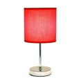 thumbnail image 2 of Mini lampe de table de base chromée avec abat-jour en tissu, 2 of 4