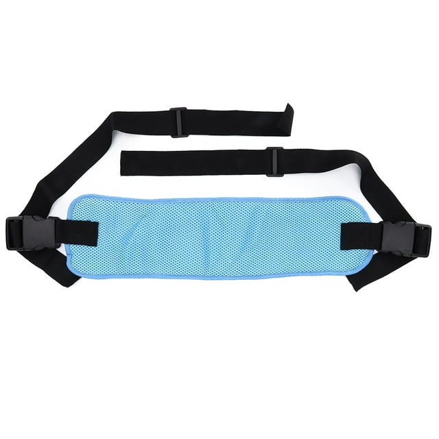 Arnés de seguridad para pacientes postrados en cama en silla de ruedas, correa de fijación ajustable, soporte para cinturón con doble hebilla