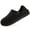 Black, variant on LongBay Mens Slippers with Removable Supportive Insole Slip on Casual House Shoes for Indoor Outdoor Bedroom Garden