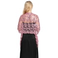 thumbnail image 1 of Qarigey Bufanda bordada Vestido de noche Mantón Moda Novia Dama de honor Brillo Lentejuelas Boda Capa Chales Ropa Envolturas Damas Ropa, zapatos y accesorios Miscelánea Rosado Por encima de 175cm, 1 of 5