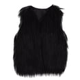 thumbnail image 3 of Ruyang Girls Faux Fur Vest Sleeveless Furry Jacket Kids Thick Warm CoatPlain Cute Fuzzy Waistcoat Fashion Cardigan, 3 of 5