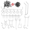 thumbnail image 4 of OULII 1Set Assorted Color Metal Pegboard Hooks Durable Tool Hangers for Garage Storage, 4 of 7
