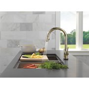 Delta 9159Tl-Dst Trinsic 1.8 GPM Single Hole Pull Down Touchless Kitchen Faucet - Chrome