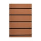 thumbnail image 2 of Kenally Pad Deck Teak Black Vertical Bar Sheet Soft Pads Nordic Simple Moda Personalidad para piso Habitación Baño Yacht Marine Bombillas para automóviles Marrón, 2 of 6
