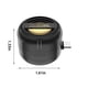 thumbnail image 3 of Altavoz Bluetooth, minialtavoz portátil con audio Bluetooth, micrófono de 2 W, entrada de línea, capacidad de 250 mAh, conector tipo C, audio pequeño para teléfonos móviles., 3 of 7