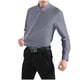 thumbnail image 2 of pstuiky camisa de manga larga para hombre, Camisas casuales de moda para hombre con botones y cuello vuelto de tela elástica sólida tops de invierno para hombre l, 2 of 4