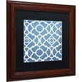 thumbnail image 2 of Trademark Fine Art "Moroccan Blues III" Canvas Art by Color Bakery Black Matte, Wood Frame, 2 of 4