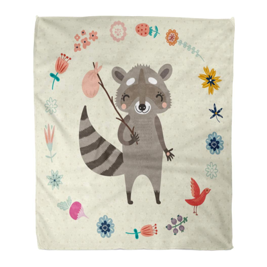 Arrow Forest Green Blanket Throw Fleece Dark Home Decor