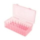 thumbnail image 2 of Caja de almacenamiento para carretes de hilo de bordar, contenedor, bandeja para 42 carretes, transparente, con Rosa, 2 of 9