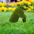 thumbnail image 2 of Eqslft Flocking Puppy Artificiales para Green Decor Home Accessories Decorative Flocking Dog Garden Statue Peeing Dog Figurine with Moss Texture, 2 of 9