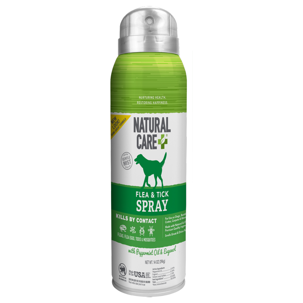 Natural Care Flea and Tick Spray for Dogs and Cats Flea Treatment for