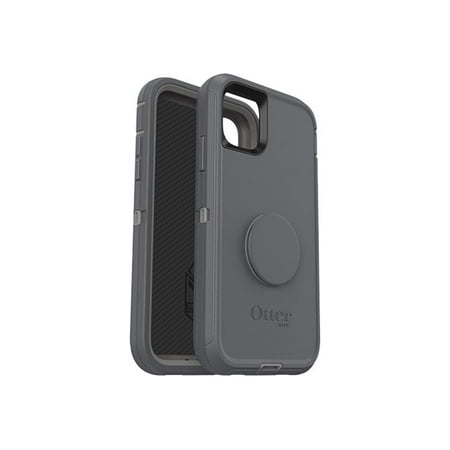 OtterBox - Otter + Pop Defender Series Case for Apple® iPhone® 11 - Howler Gray