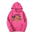 thumbnail image 4 of BiZtdJrK Halloween Hoodies for Women Pumpkin Graphic Long Sleeve Hoodie Pullover Fashion Cute Sweatshirt Teen Girl Clothes with Pocket Hot Pink L, 4 of 6