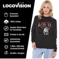 thumbnail image 5 of Popfunk Interview With The Vampire Louis Homage Women's Crew Sweatshirt, Black, X-Large, 5 of 5