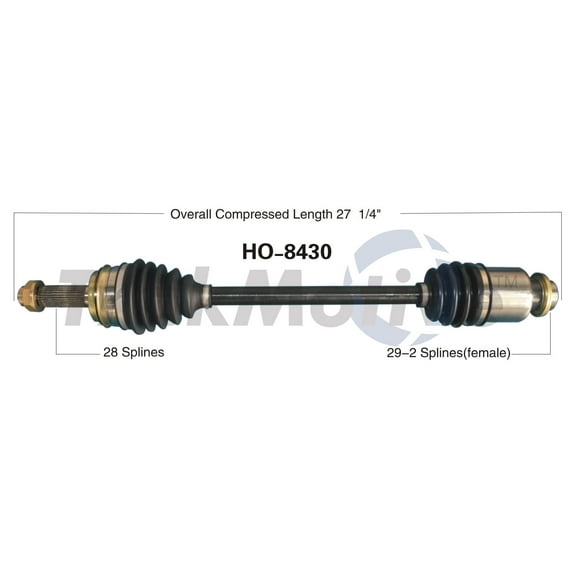 CV Axle Shaft Fits select: 2009-2015 HONDA PILOT
