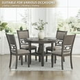 thumbnail image 6 of Signature Design by Ashley Wrenning Gray Dining Table and 4 Chairs - Set of 5, 6 of 8