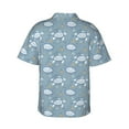 thumbnail image 3 of Fotbe Turtle Hawaiian Shirt for Men Unisex Summer Beach Casual Short Sleeve Cotton Linen Button Down Shirts-XX-Large, 3 of 9