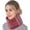 Red, variant on Gymayou Plaid Knit Neck Gaiter for Men Women Double Layer Loose Tube Neck Warmer Fashion Checkered Neck Cover Breathable Warm Outdoor Neck Scarf