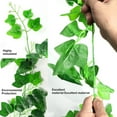 thumbnail image 4 of Realistic Plastic Grape Leaf Vine, 220cm Green Artificial Foliage for Home Decor, Wedding Party Holiday & Garden Decoration - 1 Piece, 4 of 6