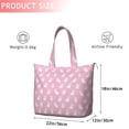 thumbnail image 4 of Pink Cute French Bulldogs Travel Tote Bags for Women Carry On,Large Weekender Bags for Women Travel,Multi Functional Duffle Bag for Work,Shopping,Sports, 4 of 5
