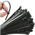 thumbnail image 4 of 100Pcs Heavy Duty Industrial Zip Ties,Releasable 8 Inch Black Cable Ties, Nylon Adjustable Tie wrap,Reusable, 4 of 8