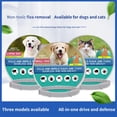 thumbnail image 2 of Collar ajustable para perros y gatos, protección para el Control de plagas, Mata pulgas de goma, prevención de pulgas, antimosquitos, insectos, accesorios para gatos,38cm cat box, Fivean Collar antimosquitos para mascotas, 2 of 2