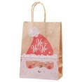 thumbnail image 4 of Kraft Christmas Gift Bag, Holiday Gift Bag, Multicolor Holiday Gift Bags with Handles 130G Paper for Christmas Seasonal Wrapping Party, by Goohae, 4 of 9