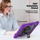 thumbnail image 5 of Funda para iPad Pro de 11 pulgadas (M4) 5.ª generación 2024, funda protectora resistente a los golpes con protector de pantalla, soporte giratorio de 360°, correa para mano/hombro, 5 of 9