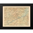 thumbnail image 2 of Baedeker 14x11 Black Modern Framed Museum Art Print Titled - Murzthal Austria - Baedeker 1896, 2 of 5