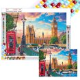 thumbnail image 1 of Con Cuentas Cuadradas 5D DIY Kit Escena Nieve Navideña 40x30cm, 1 of 9