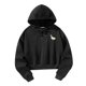 thumbnail image 5 of Sudadera con capucha para mujer, sudadera con capucha, ropa deportiva para otoño e invierno, sudadera con cordón S, 5 of 8