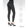 thumbnail image 6 of MeMoi Women's Zipper Ankle Jean Leggings - Womens - Female (Large/X-Large, Eiffel Tower), 6 of 7