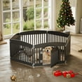 thumbnail image 6 of 4 Panel/6 Panel Plastic Pet Playpen With Lockable Door And Non-Slip Bottom,24Inch Puppy Playpen Suitable For Small To Medium Pets,Portable Indoor Outdoor Puppy Pen,Lightweight Combination Dog Fence, 6 of 6