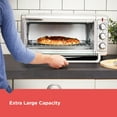 BLACK+DECKER Extra Wide Crisp ‘N Bake Air Fry Toaster Oven, Silver