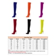 thumbnail image 2 of Eloshman Women Casual Zip Up Over The Knee Boots Formal Tall High Heels Non-Slip Stiletto Heel Orange Red 7, 2 of 9