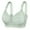 Green, variant on Bigersell Comfort Bras for Women Sale Push up Bras for Women Plus Size Full-Figure Bra Style B3827 V-Neck Seamless Bras Front Button Bra Closure Women's Plus Size No Show Bras for Women Blue L