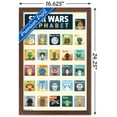 thumbnail image 3 of Star Wars: Saga - Alphabet Wall Poster, 14.725" x 22.375", Framed, 3 of 3