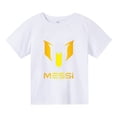 thumbnail image 3 of Camiseta de algodón Messi de verano 2024, ropa para niños, niñas, verano, manga corta, informal, para niños, camisetas deportivas, 3 of 5