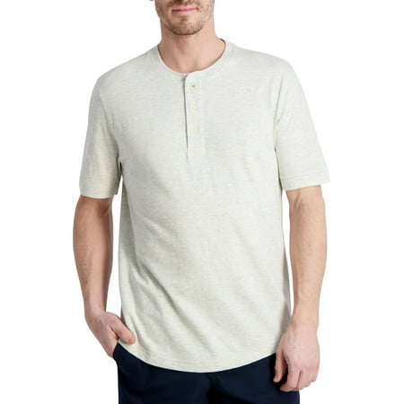 Chaps Men's Short Sleeve Coastland Wash Henley T-shirt-Size XS-2X