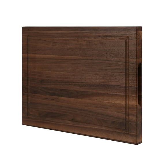 CONSDAN Black Walnut Cutting Baord for Kitchen, 16" x 12", USA Grown Hardwood, 1" Thick