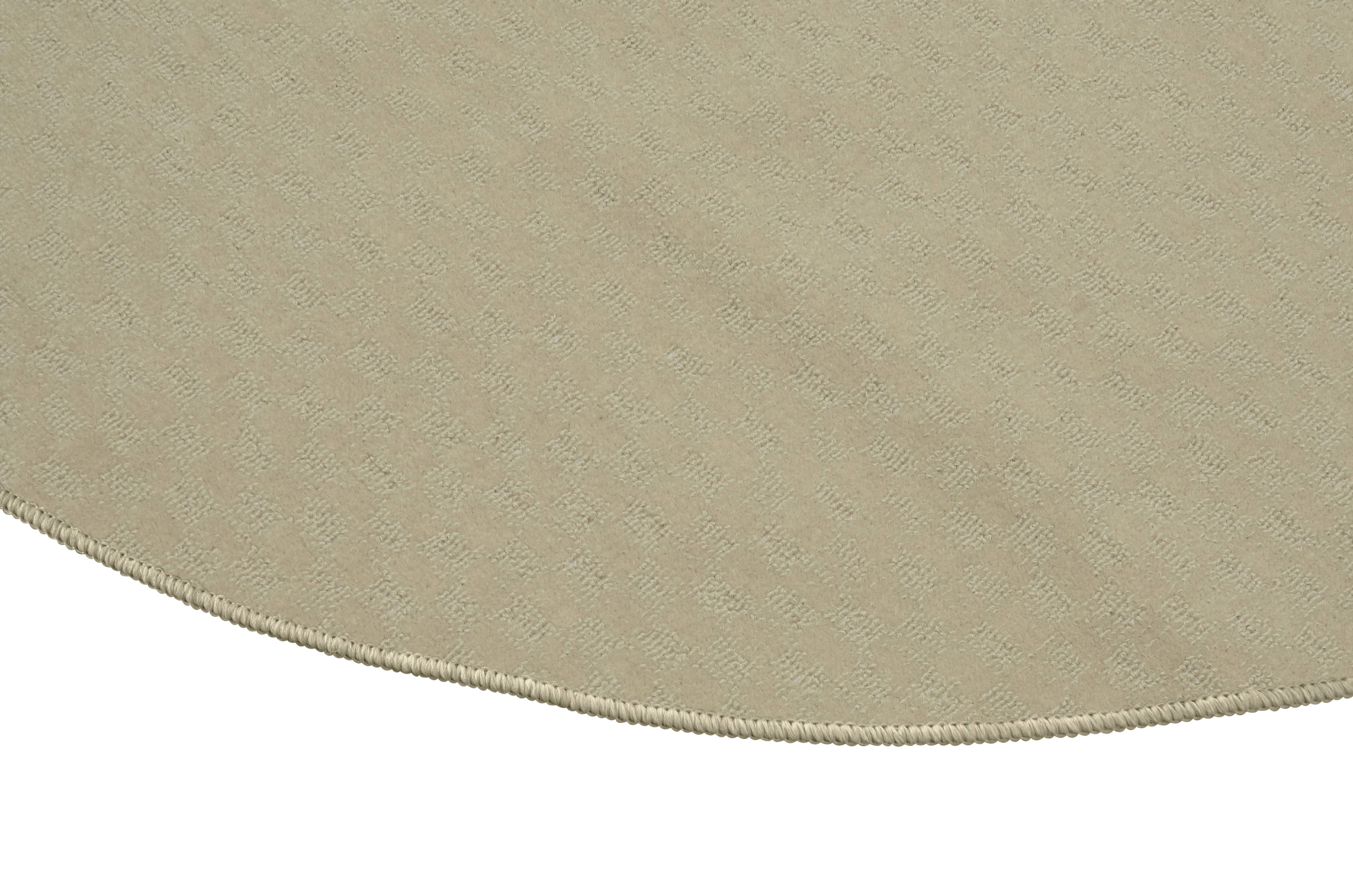 Garland Rug Medallion Tan Round Indoor Area Rug, 5' x 5'